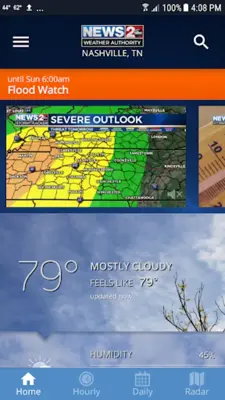 WKRN Weather Authority android App screenshot 1